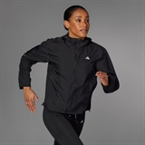 Adidas RUN IT JACKET (W) Куртка ветрозащитная женская Черный/Белый - фото 320006 Adidas RUN IT JACKET (W) Куртка ветрозащитная женская Черный/Белый - фото 320006