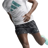 Adidas ADI365 RUNNING ESSENTIALS BRAND LOVE Шорты беговые Серый/Белый - фото 320100 Adidas ADI365 RUNNING ESSENTIALS BRAND LOVE Шорты беговые Серый/Белый - фото 320100