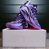 Anta SHOCK WAVE 7 "NEBULA" Кроссовки баскетбольные Фиолетовый/Черный - фото 320446