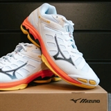 Mizuno WAVE VOLTAGE 2 Кроссовки волейбольные Белый/Оранжевый - фото 320461