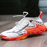 Mizuno WAVE LIGHTNING NEO 3 Кроссовки волейбольные Белый/Оранжевый - фото 320466