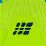 CEP CORE RUN MERINO MID CUT Компрессионные беговые носки Салатовый/Голубой/Темно-синий - фото 320774