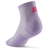 CEP ULTRALIGHT LOW CUT COMPRESSION SOCKS (W) Компрессионные короткие носки для бега ультратонкие женские Фиолетовый/Розовый - фото 320783