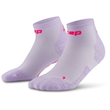 CEP ULTRALIGHT LOW CUT COMPRESSION SOCKS (W) Компрессионные короткие носки для бега ультратонкие женские Фиолетовый/Розовый - фото 320784
