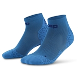 CEP ULTRALIGHT LOW CUT COMPRESSION SOCKS Компрессионные короткие носки для бега ультратонкие Голубой/Темно-синий - фото 320790