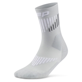 CEP CORE RUN MERINO MID CUT Компрессионные беговые носки Серый/Белый - фото 320791