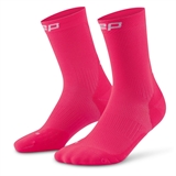 CEP CORE RUN COMPRESSION MID CUT SOCKS 5.0 (W) Компрессионные носки женские Розовый - фото 320883