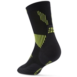 CEP CORE RUN COMPRESSION MID CUT SOCKS 5.0 Компрессионные носки Черный/Салатовый - фото 320903