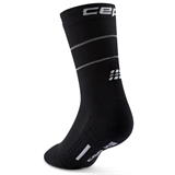 CEP PRO RUN REFLECTIVE MID CUT COMPRESSION SOCKS Компрессионные носки Черный - фото 320906