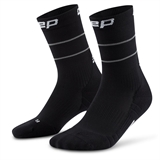 CEP PRO RUN REFLECTIVE MID CUT COMPRESSION SOCKS Компрессионные носки Черный - фото 320910