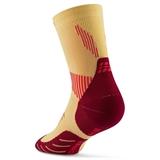 CEP CORE RUN COMPRESSION MID CUT SOCKS 5.0 (W) Компрессионные носки женские Желтый/Красный - фото 320944