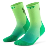 CEP CORE RUN GRADIENT MID CUT COMPRESSION SOCKS 5.0 Компрессионные носки Зеленый/Желтый - фото 320954