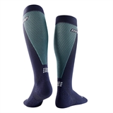 CEP ULTRALIGHT TALL COMPRESSION SOCKS (W) Компрессионные гольфы ультратонкие женские Голубой/Темно-синий - фото 321012