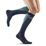 CEP ULTRALIGHT TALL COMPRESSION SOCKS (W) Компрессионные гольфы ультратонкие женские Голубой/Темно-синий - фото 321013