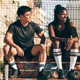 CEP 80S COMPRESSION SOCKS 3.0 (W) Компрессионные гольфы женские Белый/Черный - фото 321056