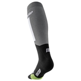 CEP SKI THERMO TALL COMPRESSION SOCKS Компрессионные гольфы для катания на лыжах Черный/Серый/Салатовый - фото 321123