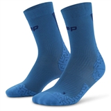 CEP ULTRALIGHT COMPRESSION SHORT SOCKS Компрессионные ультратонкие носки для бега Голубой/Темно-синий - фото 321463