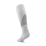 CEP CORE RUN MERINO TALL COMPRESSION SOCKS Компрессионные гольфы Серый/Белый - фото 321492