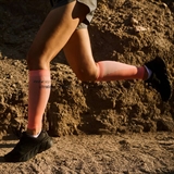 CEP ULTRALIGHT COMPRESSION CALF SLEEVES (W) Компрессионные гетры для бега ультратонкие женские Коралловый - фото 321557