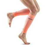 CEP ULTRALIGHT COMPRESSION CALF SLEEVES (W) Компрессионные гетры для бега ультратонкие женские Коралловый - фото 321559