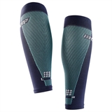 CEP ULTRALIGHT COMPRESSION CALF SLEEVES (W) Компрессионные гетры для бега ультратонкие женские Темно-синий/Голубой - фото 321569