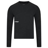 CEP CORE RUN MERINO LONG SLEEVE SHIRT Футболка утепленная беговая с длинным рукавом Черный - фото 321593