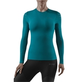 CEP ULTRALIGHT LONG SLEEVE RUN SHIRT (W) Футболка беговая с длинным рукавом женская Темно-синий - фото 321607