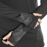 CEP COLD WEATHER LONG SLEEVE (W) Лонгслив утепленный беговой женский Черный - фото 321688