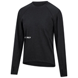 CEP CORE RUN MERINO LONG SLEEVE SHIRT (W) Футболка утепленная беговая с длинным рукавом женская Черный - фото 321705