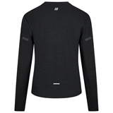 CEP CORE RUN MERINO LONG SLEEVE SHIRT (W) Футболка утепленная беговая с длинным рукавом женская Черный - фото 321706