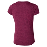Mizuno CORE RUNBIRD TEE (W) Футболка беговая женская Бордовый/Оранжевый - фото 322083