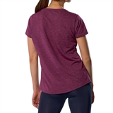 Mizuno CORE RUNBIRD TEE (W) Футболка беговая женская Бордовый/Оранжевый - фото 322085