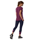 Mizuno CORE RUNBIRD TEE (W) Футболка беговая женская Бордовый/Оранжевый - фото 322087