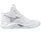 Mizuno WAVE MOMENTUM PRO MID (W) Кроссовки волейбольные женские Белый/Мятный - фото 322096