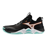 Mizuno WAVE MOMENTUM ELITE Кроссовки волейбольные Черный/Мятный - фото 322130