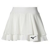 Mizuno DAYBREAKERS FLYING SKIRT (W) Юбка теннисная женская Белый - фото 322205