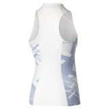 Mizuno DAYBREAKERS PRINTED TANK (W) Майка теннисная женская Белый/Фиолетовый - фото 322208