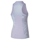 Mizuno DAYBREAKERS PRINTED TANK (W) Майка теннисная женская Фиолетовый - фото 322216
