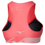 Mizuno DAYBREAKERS PADDED BRA (W) Топ теннисный женский Розовый/Серый - фото 322221