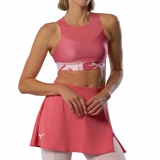 Mizuno DAYBREAKERS PADDED BRA (W) Топ теннисный женский Розовый/Серый - фото 322222