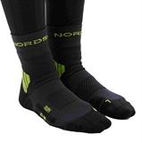 Nordski RUN ALL YEAR BLACK/LIME Носки высокие Черный/Зеленый - фото 322570