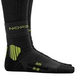 Nordski RUN ALL YEAR BLACK/LIME Носки высокие Черный/Зеленый - фото 322571