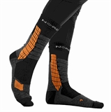 Nordski TREK SMOKY GREY Термоноски высокие Серый/Оранжевый - фото 322592