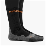 Nordski MULTISPORT BLACK/ORANGE Термоноски высокие Черный/Оранжевый - фото 322597