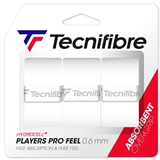 Tecnifibre PLAYERS PRO FEEL 0.6mm Овергрип (3 шт) Белый - фото 322843