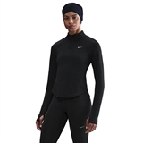 Nike TEMPO SWOOSH RUN 1/4 ZIP RUNNING TOP Лонгслив беговой женский Черный - фото 323084