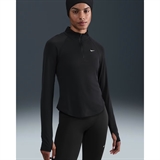 Nike TEMPO SWOOSH RUN 1/4 ZIP RUNNING TOP Лонгслив беговой женский Черный - фото 323085