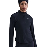 Nike TEMPO SWOOSH RUN 1/4 ZIP RUNNING TOP Лонгслив беговой женский Черный - фото 323088