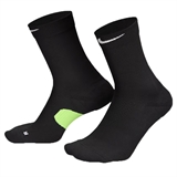 Nike RUNNING MIDWEIGHT CREW Носки беговые Черный/Салатовый - фото 323101