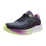 Mizuno WAVE SKYRISE 5 ROXY (W) Кроссовки беговые женские Серый/Розовый/Зеленый - фото 324328